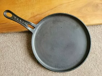 Vintage WIRCO Cast Iron Round Griddle W/Heat Ring 9 3/4  - Fully Restored • $54.99