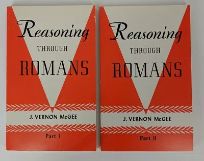 J Vernon McGee~Thru The Bible~Reasoning Through Romans 1 2 • $47.95