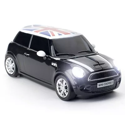 Official BMW Mini Cooper S Car Wireless Computer Mouse - Black With Union Jack • £39.99