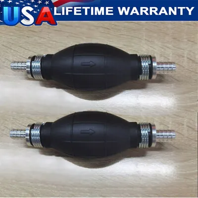 Pair 3/8'' Hand Primer Bulb Outboard Car Marine Boat Gas Fuel Line Pump • $7.02