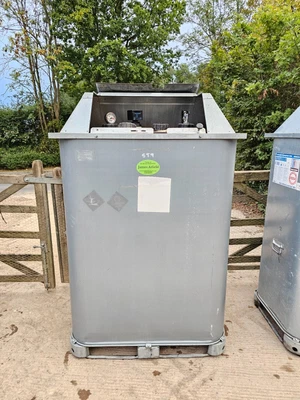 £363 • Buy £275+vat Bunded Fuel Diesel Oil 1000 Litre Storage Drum Tank Bowser Generator T9