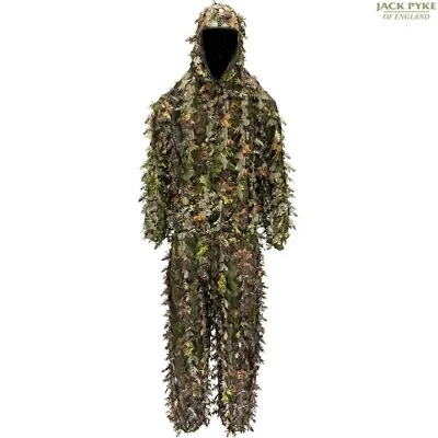 £58.95 • Buy Jack Pyke Llcs 3d Ghillie Concealment Suit Mens Jacket & Trousers Camo Hunting