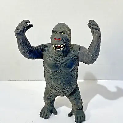 Vintage 1980's Imperial Toys KING KONG 8  Gorilla Figure Green Eyes Posable • $34.95