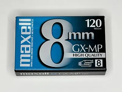 Maxell 8mm Gx-mp High Quality 120 Camcorder Video Cassette Tapes - 281010 New • $4.99