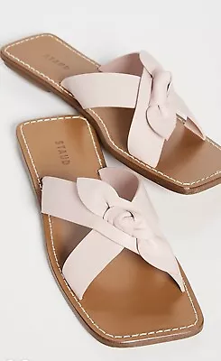 $74.75 • Buy Staud Lei Sandals Dark Blush/Tan Size 37 BNWB