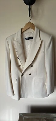 $80 • Buy Cream Zara Blazer Medium (Brand New) RRP $140