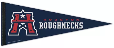 HOUSTON ROUGHNECKS Official UFL USFL Team Premium Felt 12x30 Collectors PENNANT • $16.19