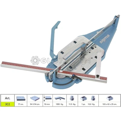£350.59 • Buy Tile Cutter Machine Manual Professional Sigma 3c2 Cutting Lenght 77 Cm