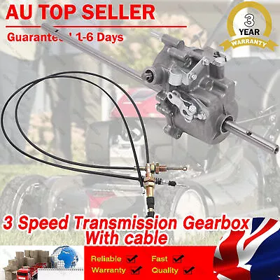 3 Speed Transmission Gearbox W/ Cable For Honda Self Propelled Lawn Mower HRU216 • $148.19