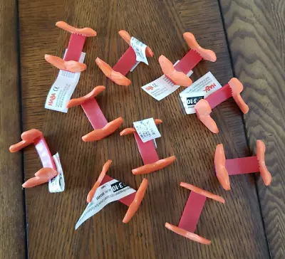 Lot Of 10 Haba Toy Building Block Clamps Orange • $10