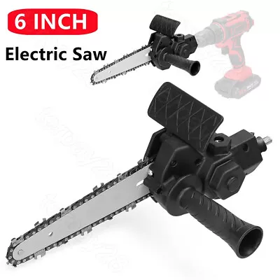 6'' Electric Drill Modified To Electric Chainsaw Saw Power Tool Attachment Kit~ • £8.99