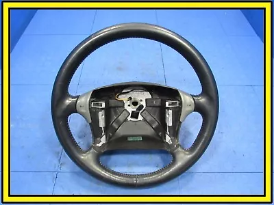 90-93 Chevrolet Corvette C4 Driver Steering Wheel Leather Black OEM 1586 • $149.99