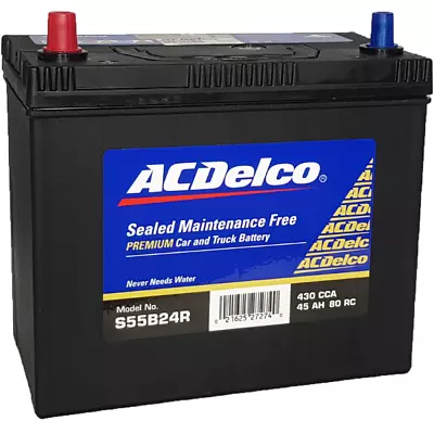 AC Delco Premium S55B24R Maintenance Free 430 CCA 3 Year Warranty Battery. • $165