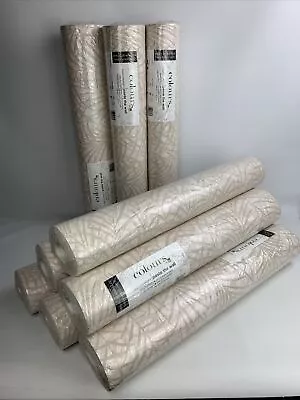 9 Rolls Colours By B&Q Willow Beige Wallpaper In Natural Dune Grass Heavy Weight • £99.99