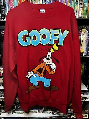 Vintage Goofy Disney Red Graphic Sweatshirt • $29.96