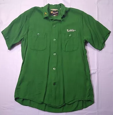 King Louie VTG 50s Loop Collar Rayon Bowling Shirt Small  Bakers Cities Service  • $127.50