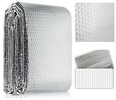 Foil Roll Bubble Radiator Insulation Heat Energy Saver Reflective Rooms 5Mx 60CM • £10.40