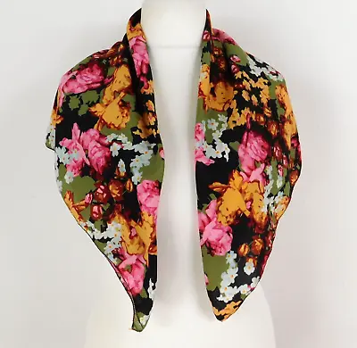 H&M Bright Floral Scarf Headscarf Hijab Multicoloured • £7.99