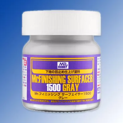  GSI Creos - Mr Hobby #SF289 Mr. Finishing Surfacer 1500 Gray (40ml)  • $7.99