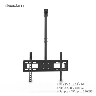 LCD LED TV Monitor Ceiling Roof Bracket Hanging Mount Tilt Swivel 32-70  Inch • £21.95