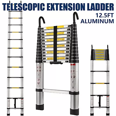 12-20 Ft Heavy Duty Multi-Purpose Aluminium Telescopic Folding Ladder Extendable • $83.90