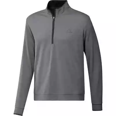 Adidas Primegreen 1/4 Zip UPF Golf Pullover Grey Small Code 8582 RRP £38.00 • £0.99