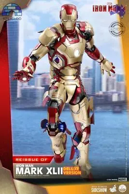 Hot Toys - Iron Man 3 QS008 Iron Man Mark XLII (Deluxe Ver.) 1/4th Scale Figu... • $979