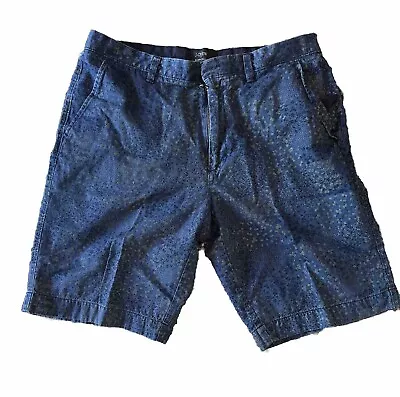 J. Crew Mens Rivington Shorts Blue Floral Print Sz 35 11  Inseam • $15