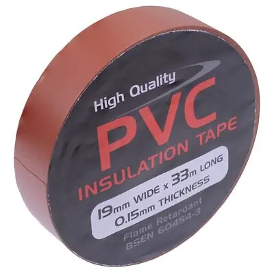 PVC Electrical Insulation Insulating Tape Flame Retardant 19mm X 33m • £2.59