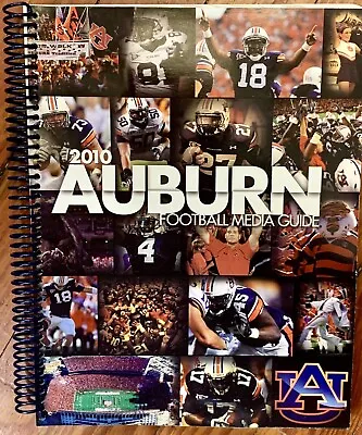 2010 - Auburn Tigers Football Media Guide - Cam Newton - Gene Chizik - SEC Champ • $20