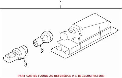 Genuine OEM Rear License Plate Light Assembly For Mini 63262755711 • $27.02