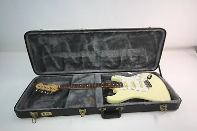 1987 Squire MIJ Fender Stratocaster Olympic White Collectors Grade HSC • $1179