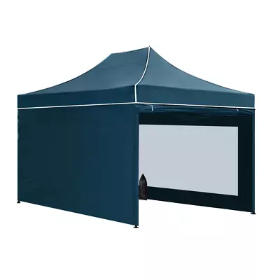 $187.95 • Buy Instahut Gazebo Pop Up Marquee 3x4.5 Folding Wedding Tent Gazebos Shade Navy