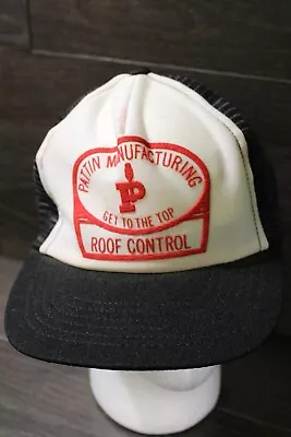 Vintage Pattin Get To The Top Roof Control Bolting Mining Mesh Truckers Hat  • $7.50