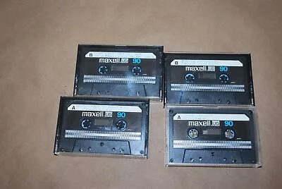 MAXELL UD 90 Blank Audio Cassette Tape Used Lot Of 4 • $14
