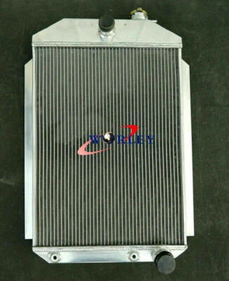 $265 • Buy 4Rows Aluminum Radiator For CHEVY HOT/STREET ROD CAR 1937 350 V8 ENGINE