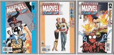 Ultimate Marvel Team-up 9 11 12 Lot Of 3 Comics Spider-man Fantastic Four X-men • $9