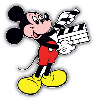 Mickey Mouse Cartoon Film Sticker Bumper Decal - ''SIZES'' • $3.75
