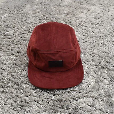Vans Baseball Cap One Size Red Men Adjustable Premium Solid Knit Polyester • $11.01