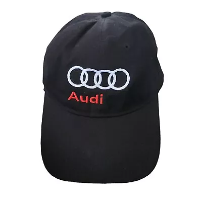 $9.99 • Buy Audi Strapback Cotton Hat Black Baseball Hat