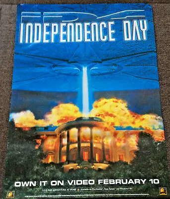 INDIPENDANCE DAY - QUAD Movie Poster - FREE NEXT DAY DELIVERY • £22.99