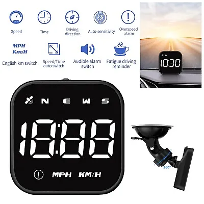 £13.07 • Buy Digital Speedometer Universal GPS Car HUD Head Up Display MPH Overspeed Alarm