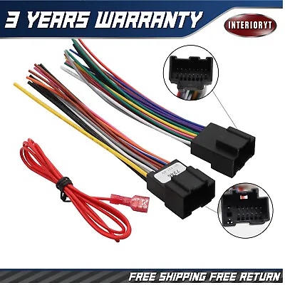 US For Chevy Silverado 2007-13 Car Stereo Radio Wiring Harness Adapter Connector • $10.39