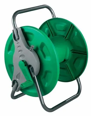 60 Metre Wall Mount Mounted & Free Standing Garden Hose Reel Storage Pipe Cart • £20.99