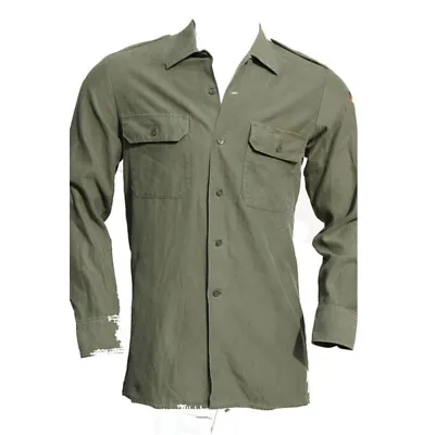 £16.99 • Buy Used Olive Drab German Army Moleskin Shirt/Jacket