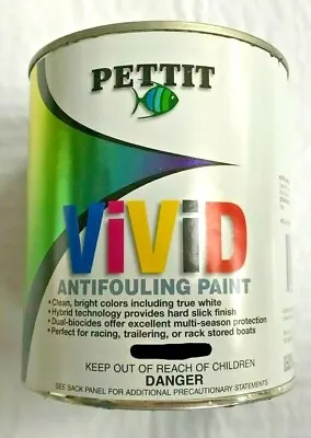 Bottom Paint Vivid Antifouling Pettit Gallon 93 1161g White Boat Marine Bright • $389.99