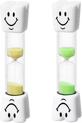 Toothbrush Timer For Kids 2 Minute Sand Timer Smile Pattern Tooth Brushing Sand  • $14.66