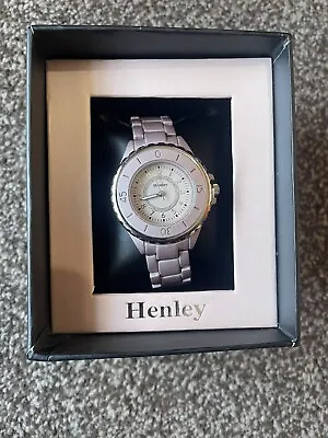 £14.99 • Buy HENLEY Ladies Pink Dial  Watch Pink H07206.5. Read Description.