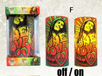 Bob Marley LED Flameless Candle Safe Battery Flickering Lights Decorativ 3x4  F  • $21.84