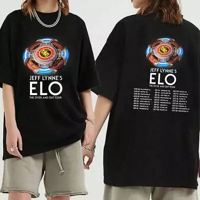 New ELO The Over And Out Tour 2024 Black T-Shirt P301237 • $25.99